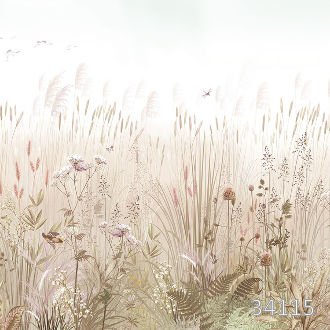 Morning field sepia
