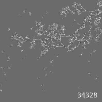 Sakura branch grey