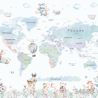 Funny world map