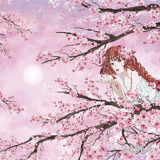 Pink anime